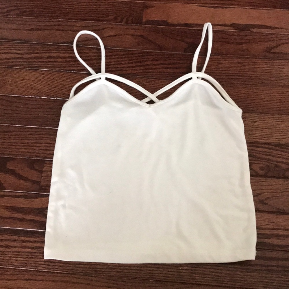 White tank top